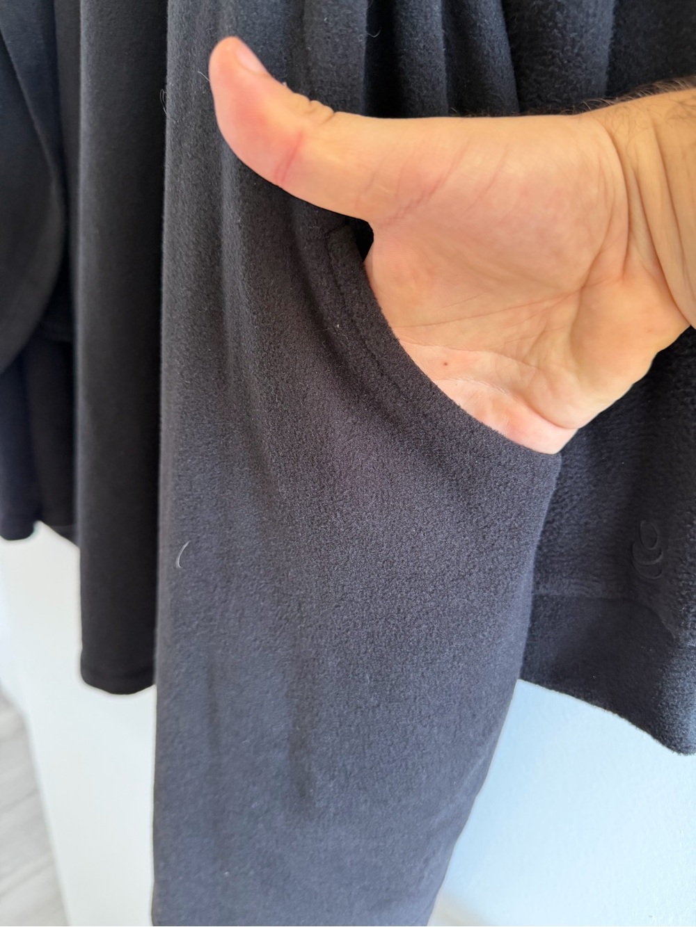 Cuddl Duds Black Open-Front Shawl Collar Robe Cardigan - Picture 3 of 6